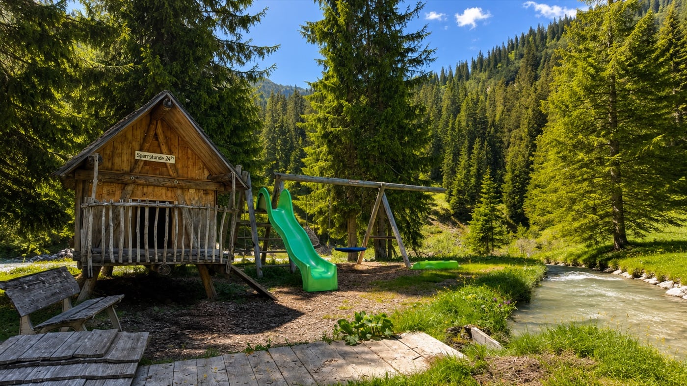 Kinderspielplatz am Fischteich Lech